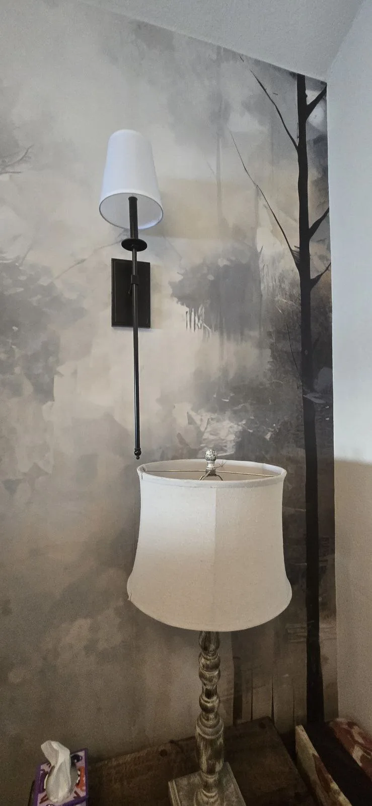 Wallpaper installation in Capitol Hill Seattle